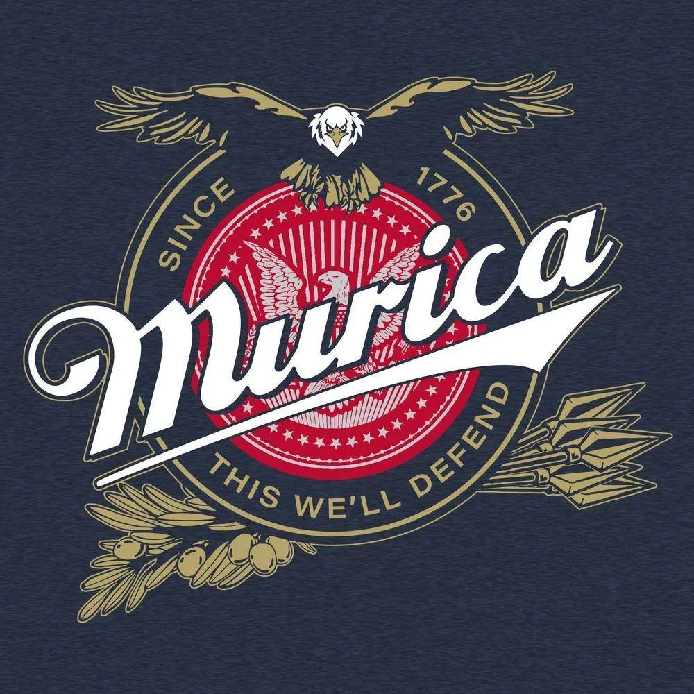 Murica Brewing T-Shirt - Midnight Navy