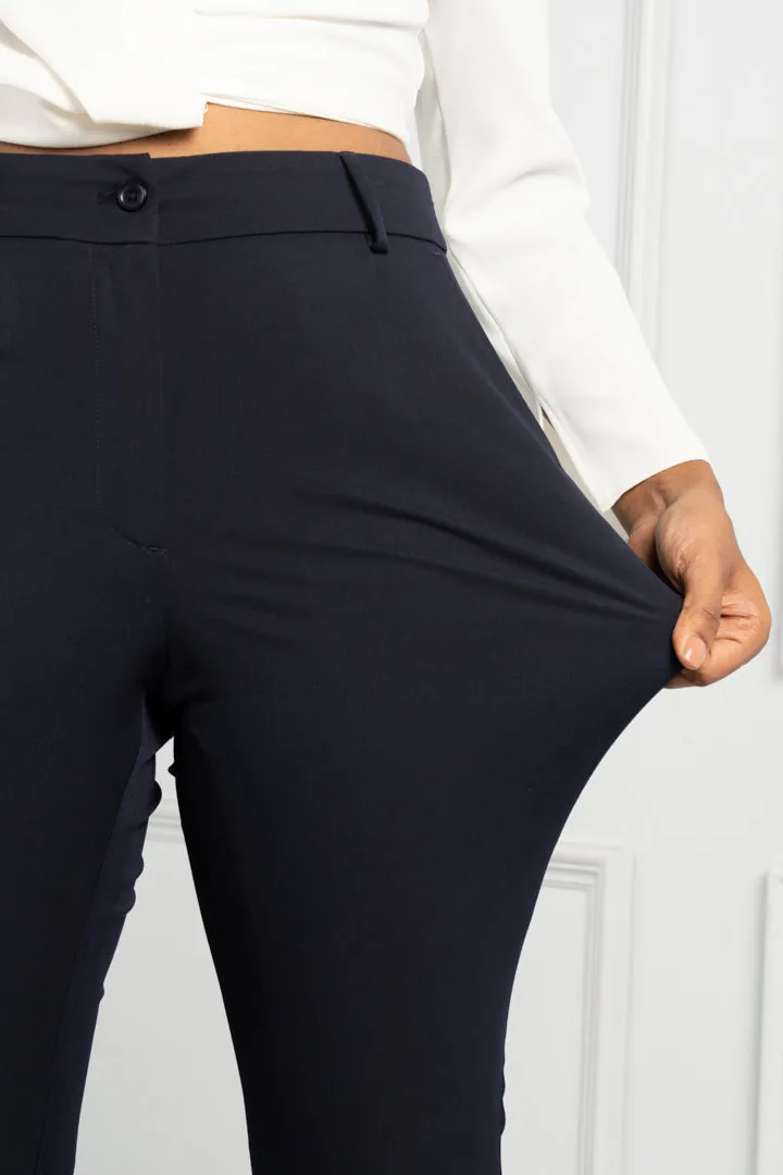 Navy All Weather Stretch Pants - Women