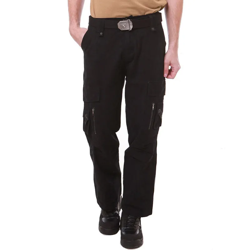 Outdoor Solid Color Cotton  Men's Pants