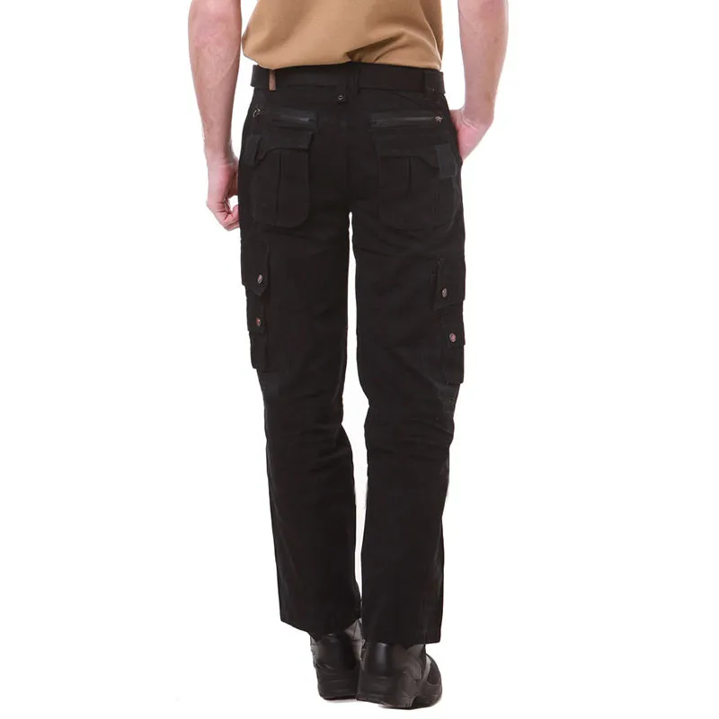 Outdoor Solid Color Cotton  Men's Pants