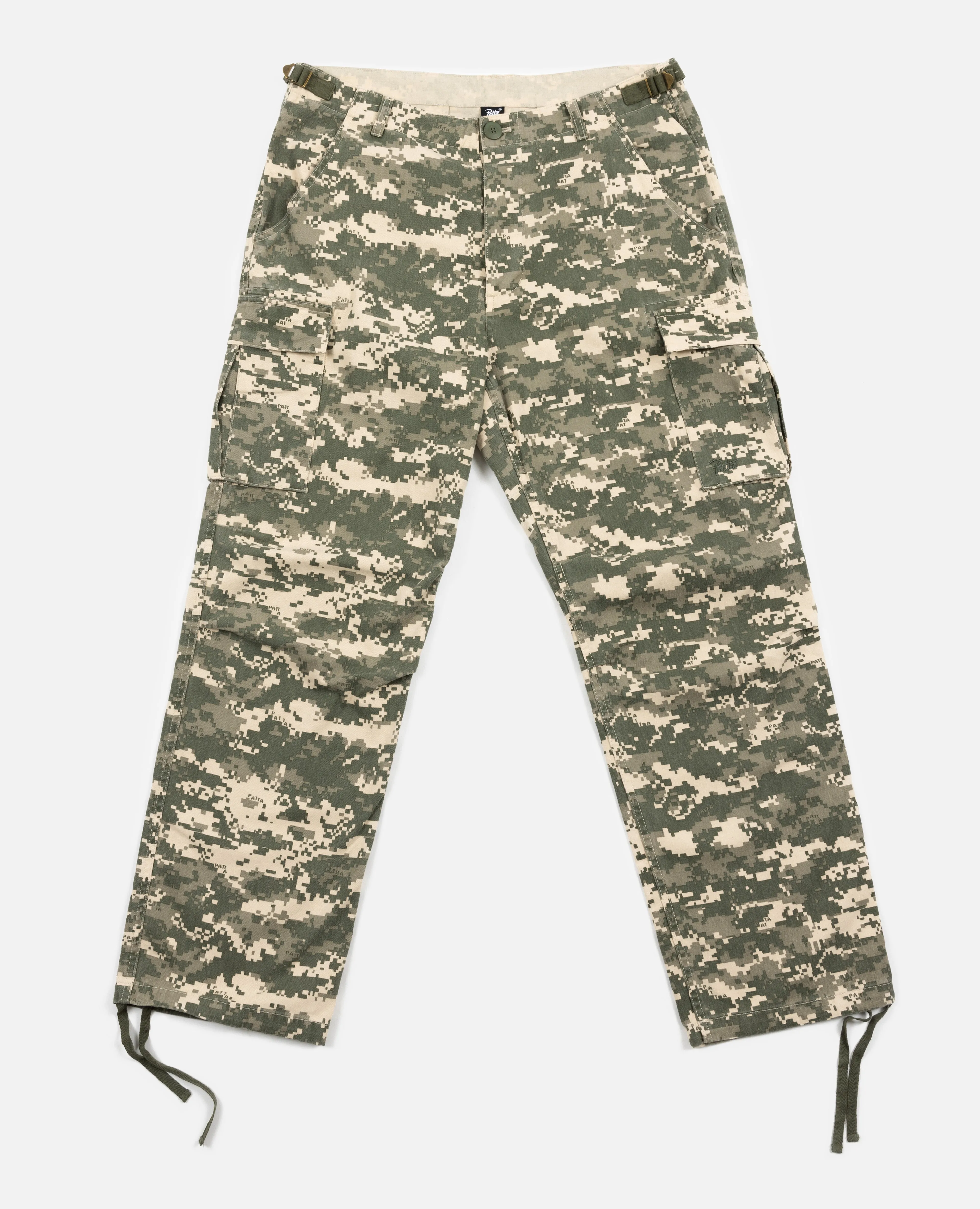 Patta Digi Camo Washed Cargo Pants (Multi/Digi Camo)