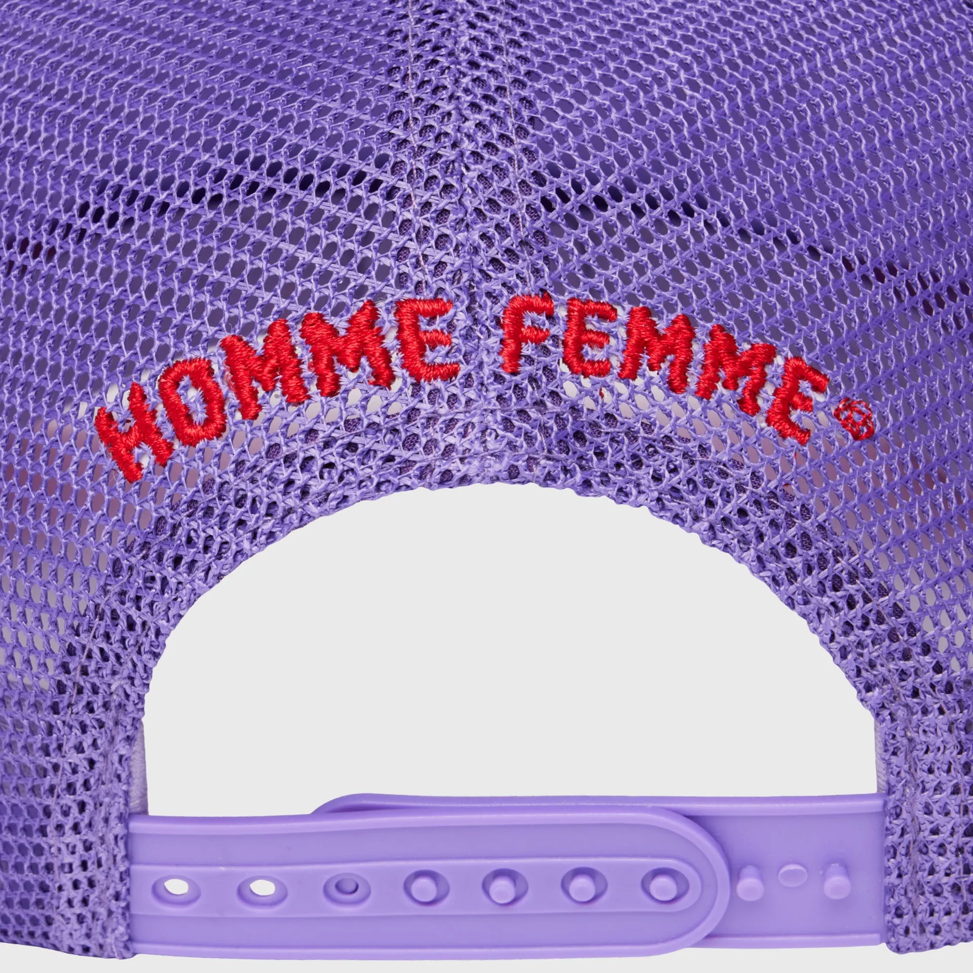 Poetry Trucker Hat Purple