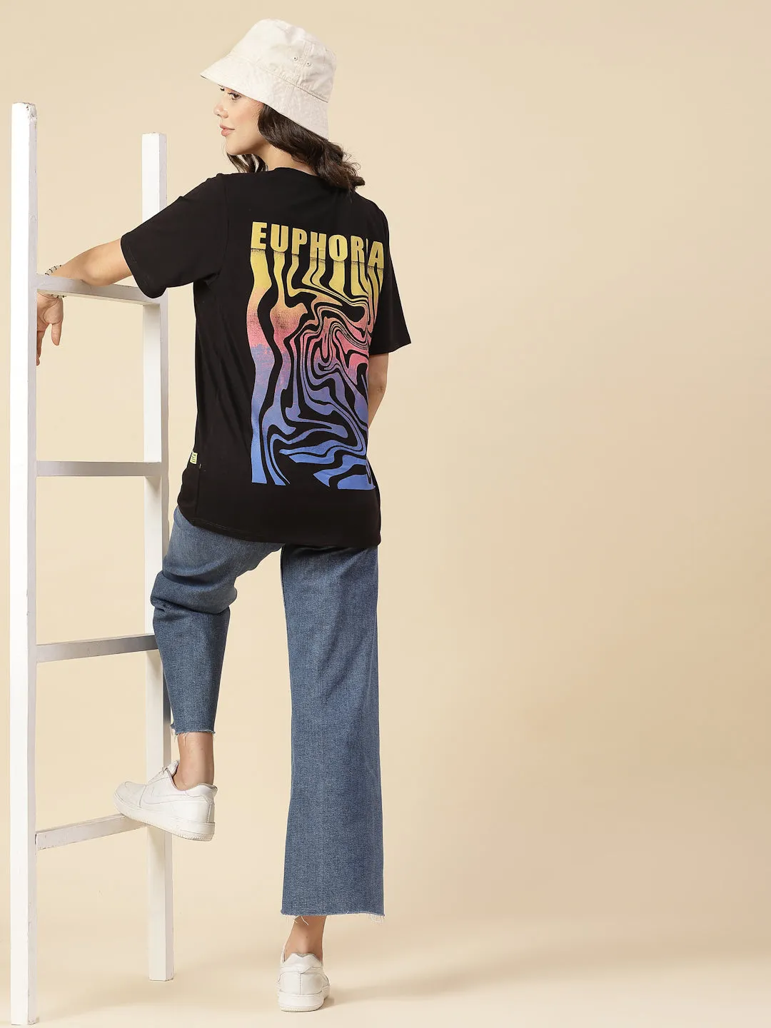 Print Perfection Oversized Jersey T-shirts