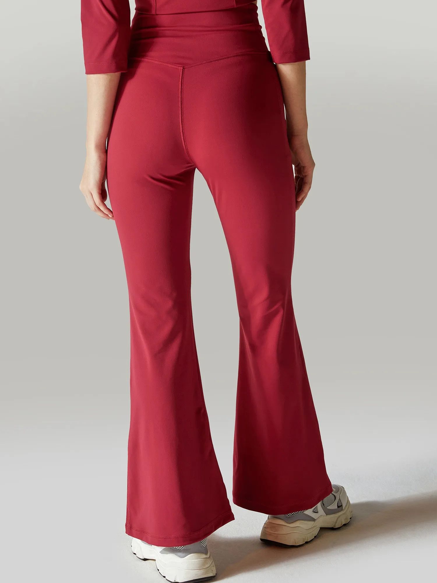 Sienna Red Petite Hourglass Leggings