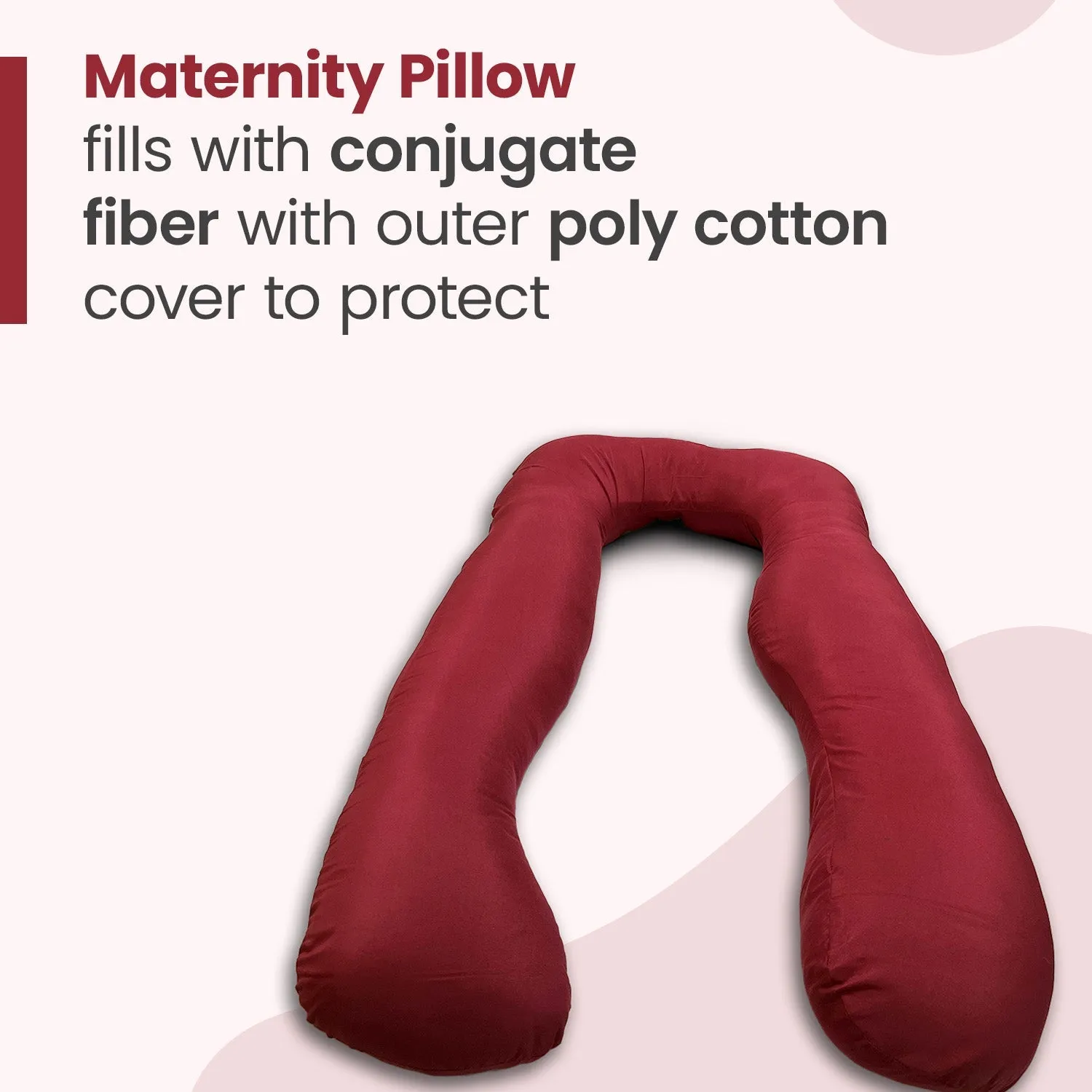 Super-Soft U-Shape Pregnancy Pillow