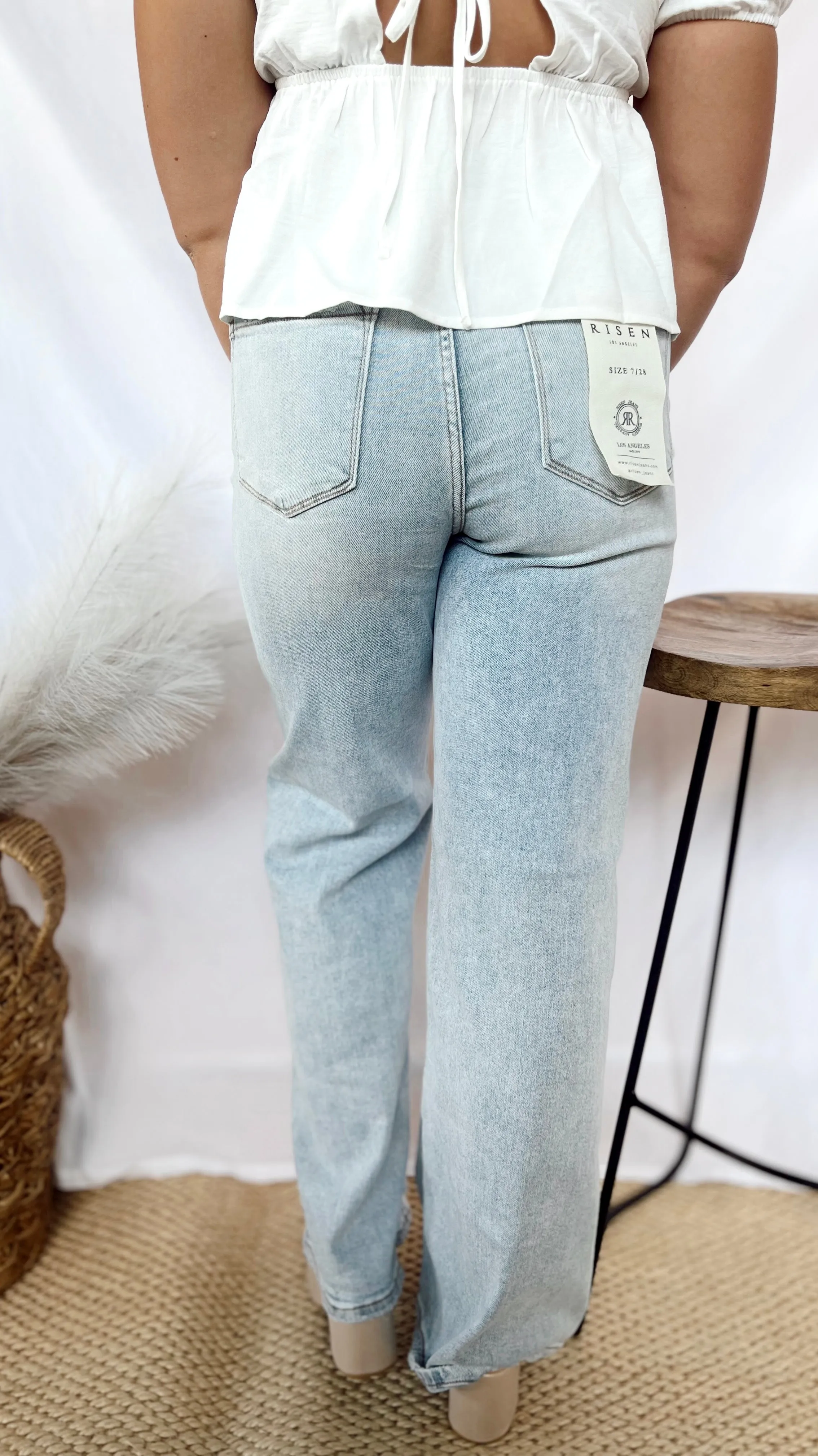 The Basic High Rise Flare Jeans