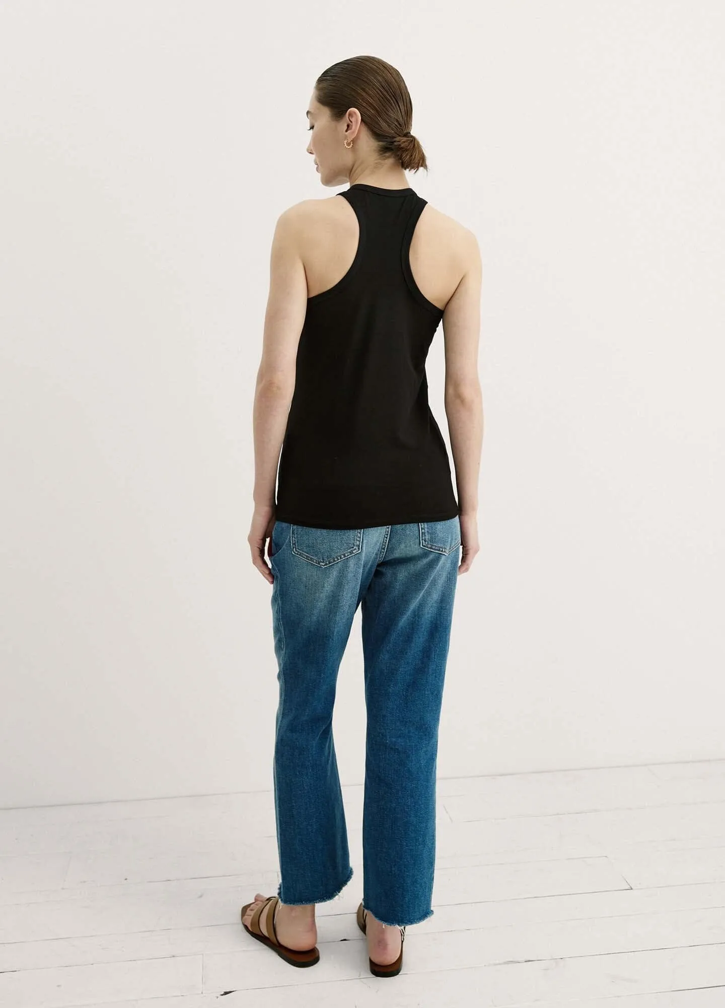 The Crop Maternity Jean