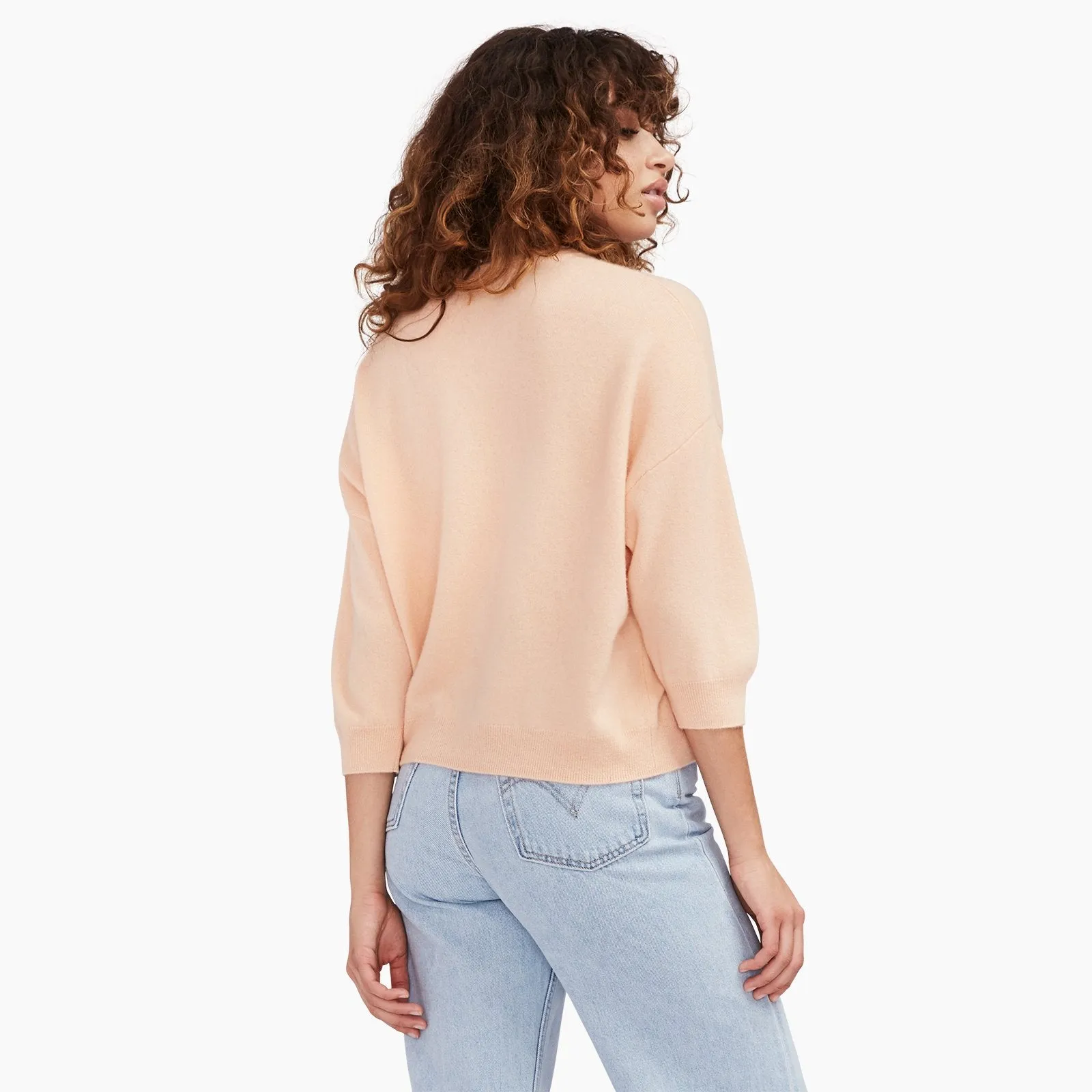 Three-Quarter Sleeve Sweatshirt