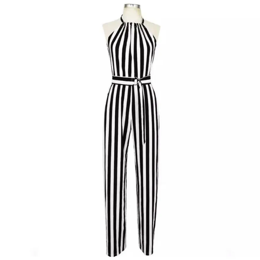 WIDE LEG BACKLESS ELEGANT JUMPSUIT ROMPER