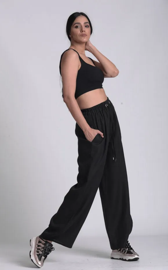 Wide Leg Linen Pants