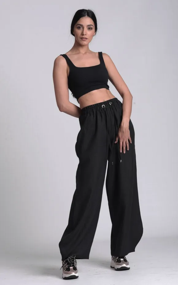 Wide Leg Linen Pants