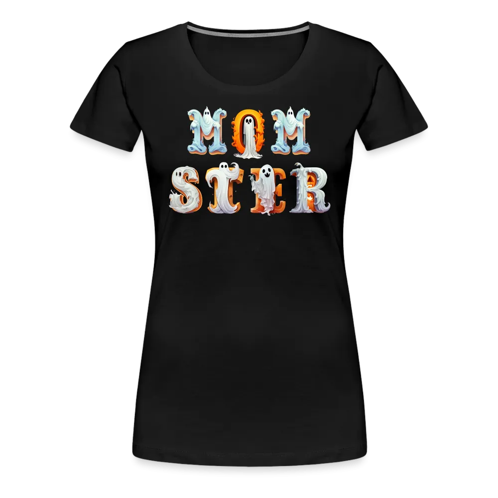 Women's 'Momster' Premium Tee: Unleash Your Inner Momma Ghoul this Halloween