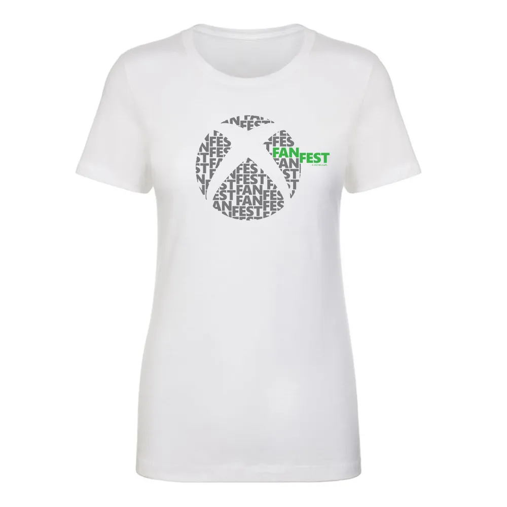 Xbox FanFest Wordmark Sphere Women's T-shirt